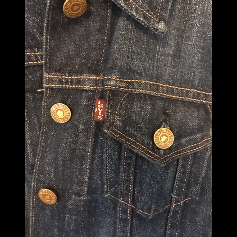 Levi’s Dark Denim Jean Jaxket size XS